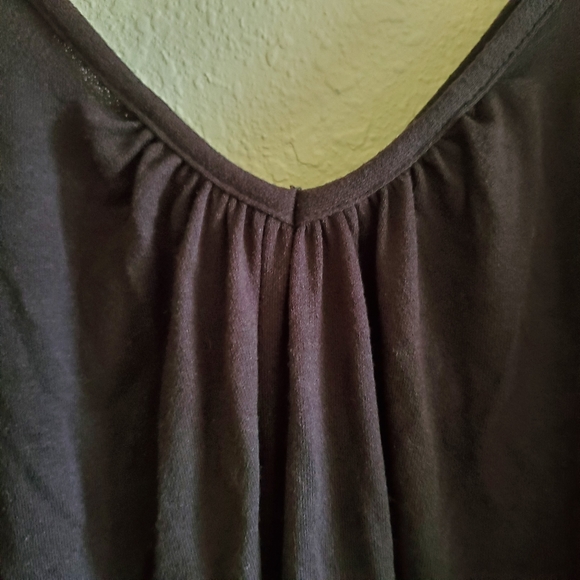 We the Free Believe Me Cold Shoulder Top in Black - Picture 4 of 8